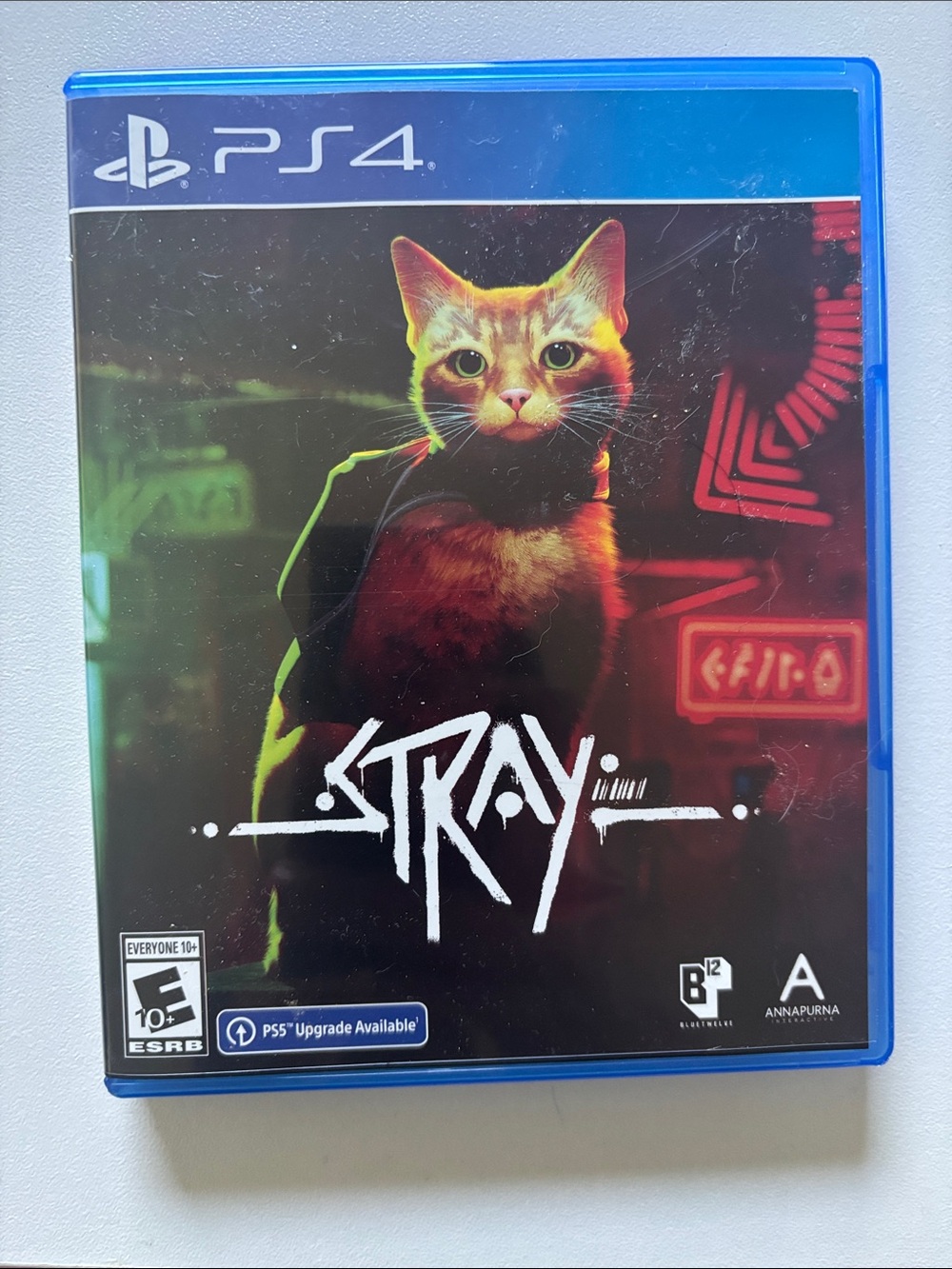 Sony PS4 Stray - Orange and Black Cat Cover